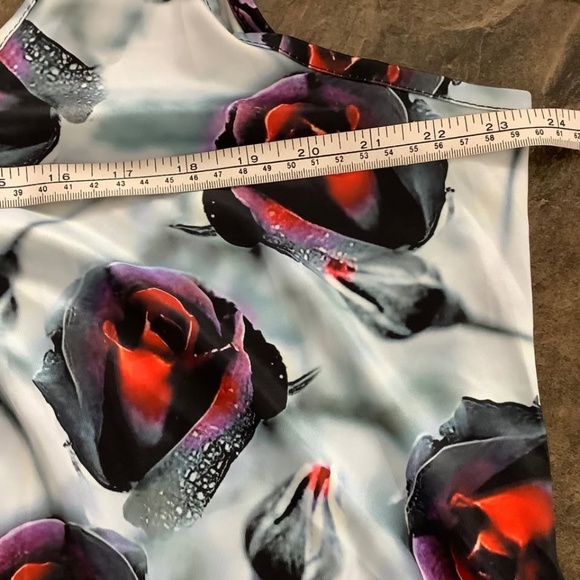 NEW Gorgeous Roses Jumpsuit w Pockets 1X-XXL - Picture 4 of 5